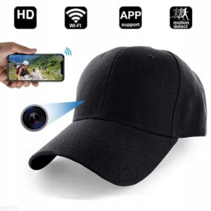 Kamera szpiegowska w czapce z daszkiem SPY CAP FullHD 2Mpx