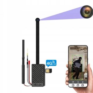 Najmniejsza Mini kamera detektywistyczna na taśmie 4G GSM na kartę SIM 4G LTE detekcja ruchu